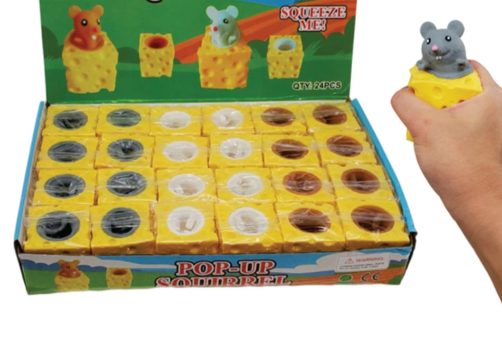 Squeeze Pop Mouse in Cheese