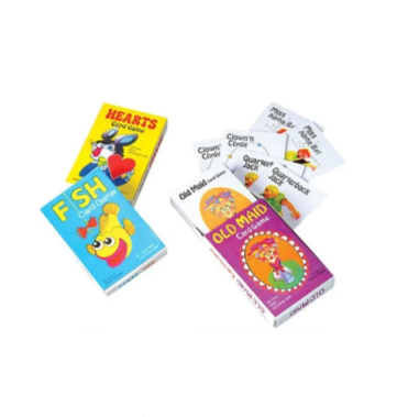 Classic Card Games Assorted (Fish, Hearts, Old Maid)