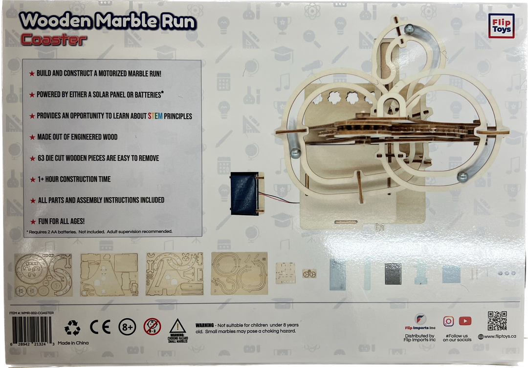 Wooden Marble Run Kit - Coaster
