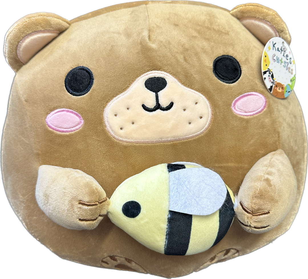 Katies Cutsies Winston The Bear Plushie 12"