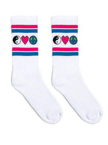 Living Royal Teen/Adult Classic Crew Sock - Symbols