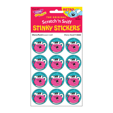 Cherry-Good! Cherry Punch Scent Retro Scratch 'n Sniff Stinky Stickers