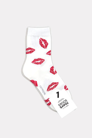 Teen/Women Crew: Kiss Socks