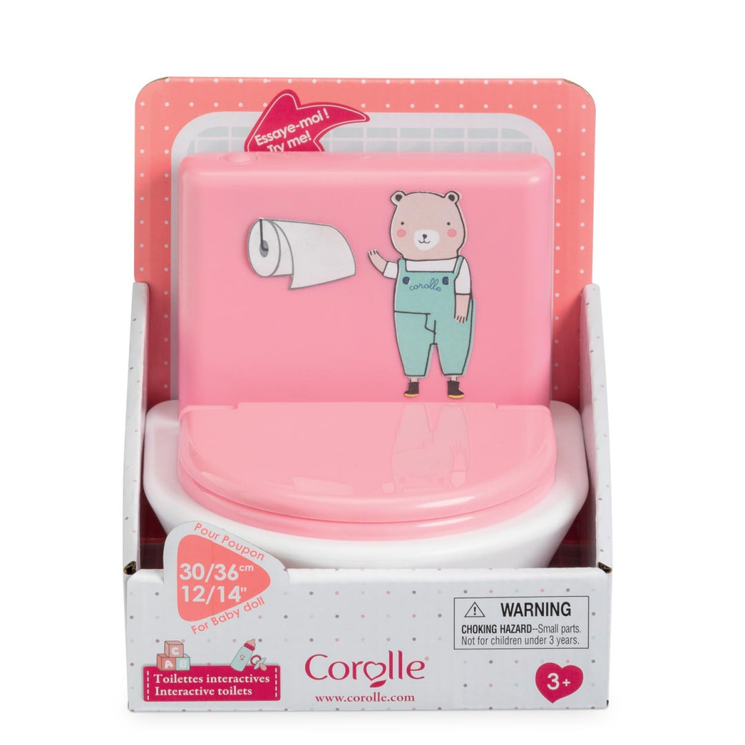 Corolle Interactive Toilet for 12 & 14" Baby Doll