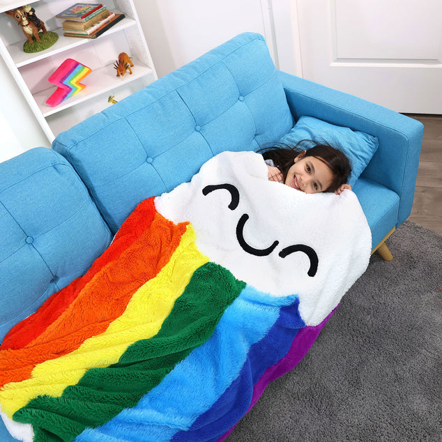 Rainbow Snuggly Blanket