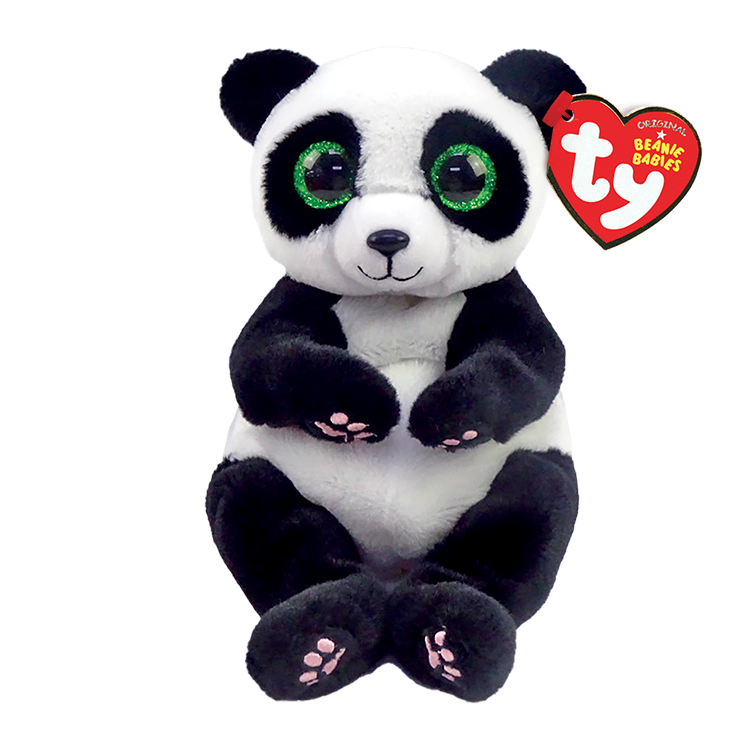 TY Beanie Babies - Ying the Black & White Panda 8" Plush