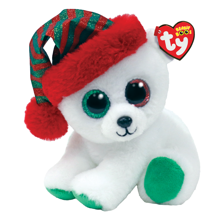 TY Beanie Boos Paxton the Polar Bear 6" Plush