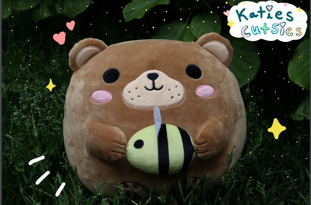 Katies Cutsies Winston The Bear Plushie 12"