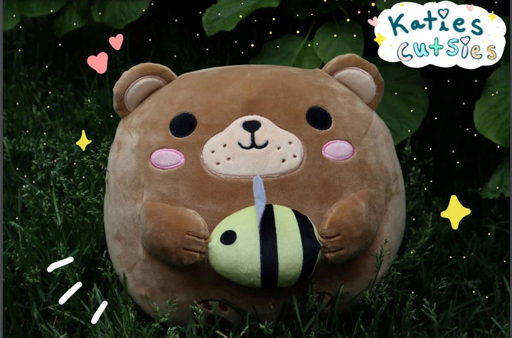Katies Cutsies Winston The Bear Plushie 12"
