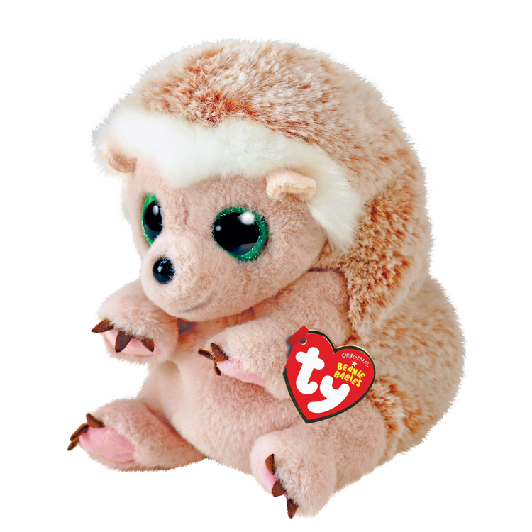 TY Beanie Bellies - Bumper the Pink Hedgehog 13" Plush