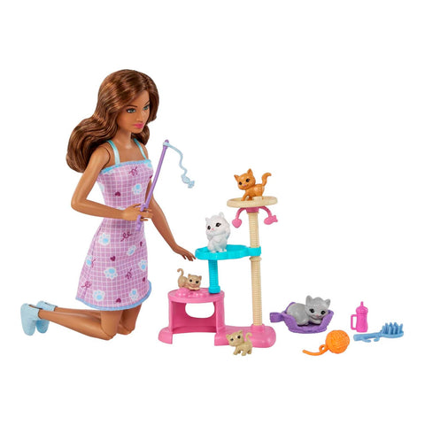 Barbie Kitty Condo Doll And Pets