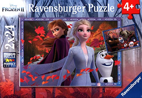 Ravensburger Frozen 2 Frosty Adventures 2x24 Piece Puzzles