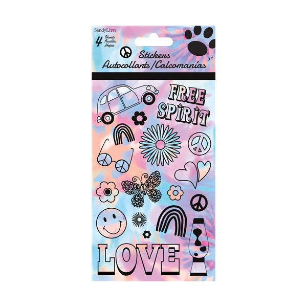 Daisy Rainbow Stickers