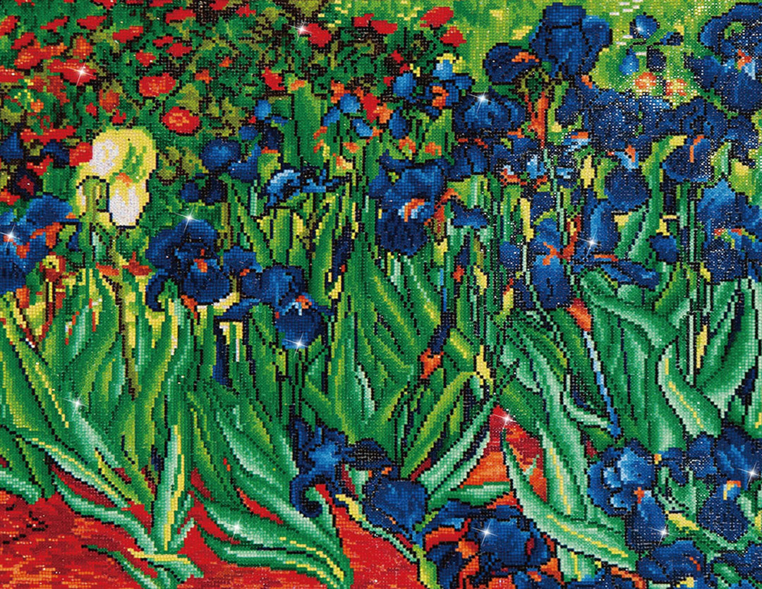 Diamond Dotz Irises (Van Gogh)- FINAL SALE