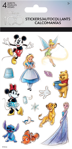 Disney the 100th Anniversary Stickers