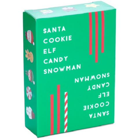 Santa Cookie Elf Candy Snowman Card Game