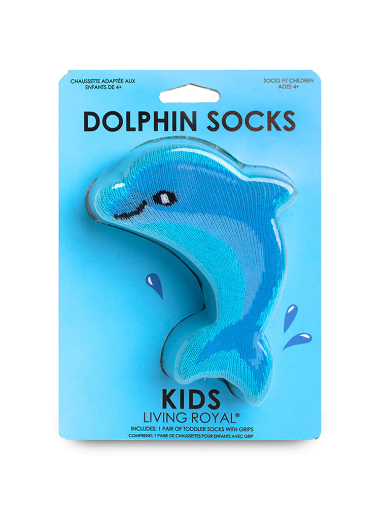 Dolphin 3D Kids Crew Socks