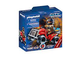 Playmobil City Action Fire Rescue Quad
