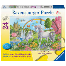 Ravensburger Prancing Unicorns Floor Puzzle 24pc