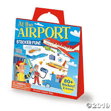 At The Airport Reusable Sticker Tote