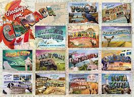 Cobble Hill Greetings From Canada Jigsaw Puzzle 1000pc