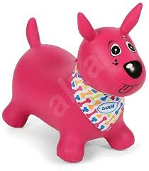 Pink Bouncing Dog