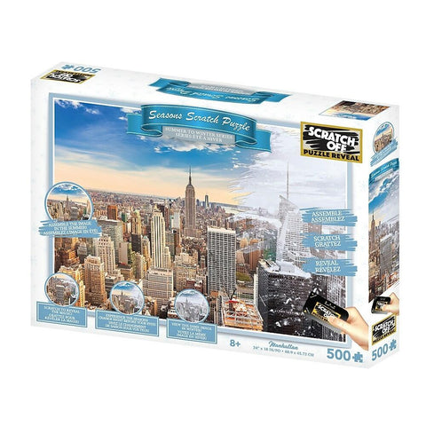 Manhattan Summer to Winter Scratch Puzzle 500pc