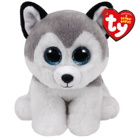 TY Beanie Babies - Buff the Grey & White Husky 8" Plush