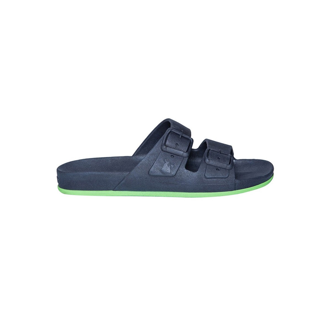 Cacatoes Brasilia - Navy Green Fluo Scented Sandals - Teen Boy