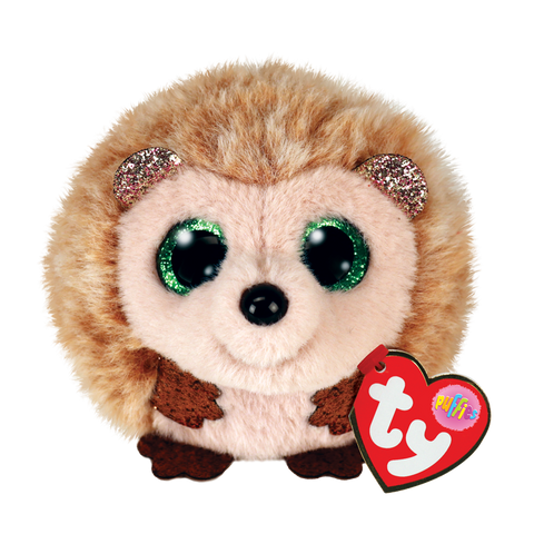 Ty Puffies Hazel the Brown Hedgehog 4" Plush