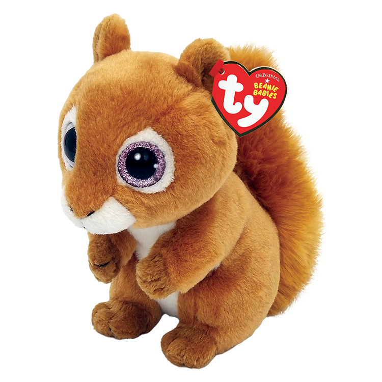 TY Beanie Babies - Squire the Brown Squirrel 8" Plush
