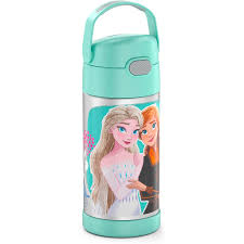 Thermos FUNtainer Bottle W/ Carry Handle & Straw 355ml- Licensed Designs