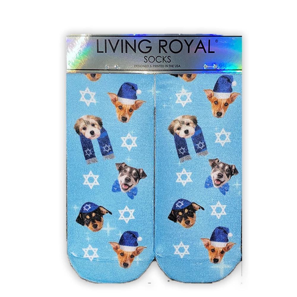 Living Royal Hanukkah Ankle Socks Assorted Styles