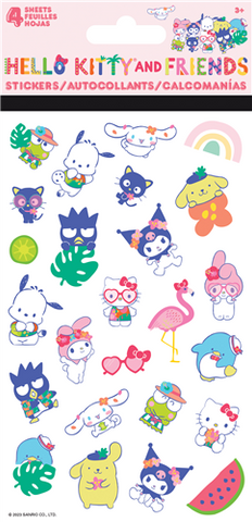 Hello Kitty & Friends Summer Trend Tropical Stickers
