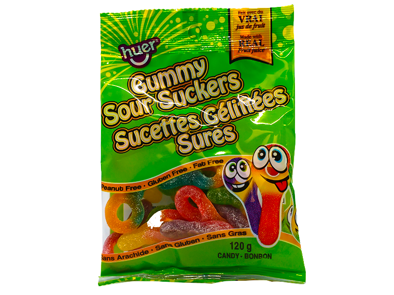 Gummy Sour Suckers