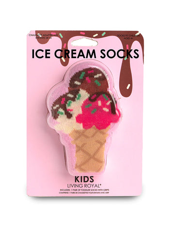 Ice Cream 3D Kids Crew Socks
