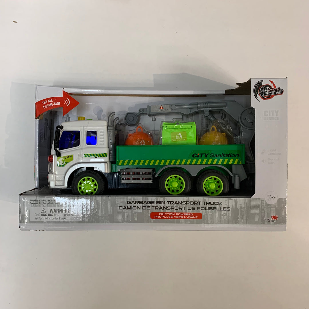 Dragon Wheels Garbage Bin Transport Truck