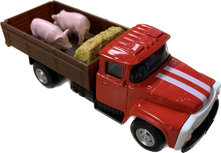 Die Cast Farm Trailer with Pigs/Cows