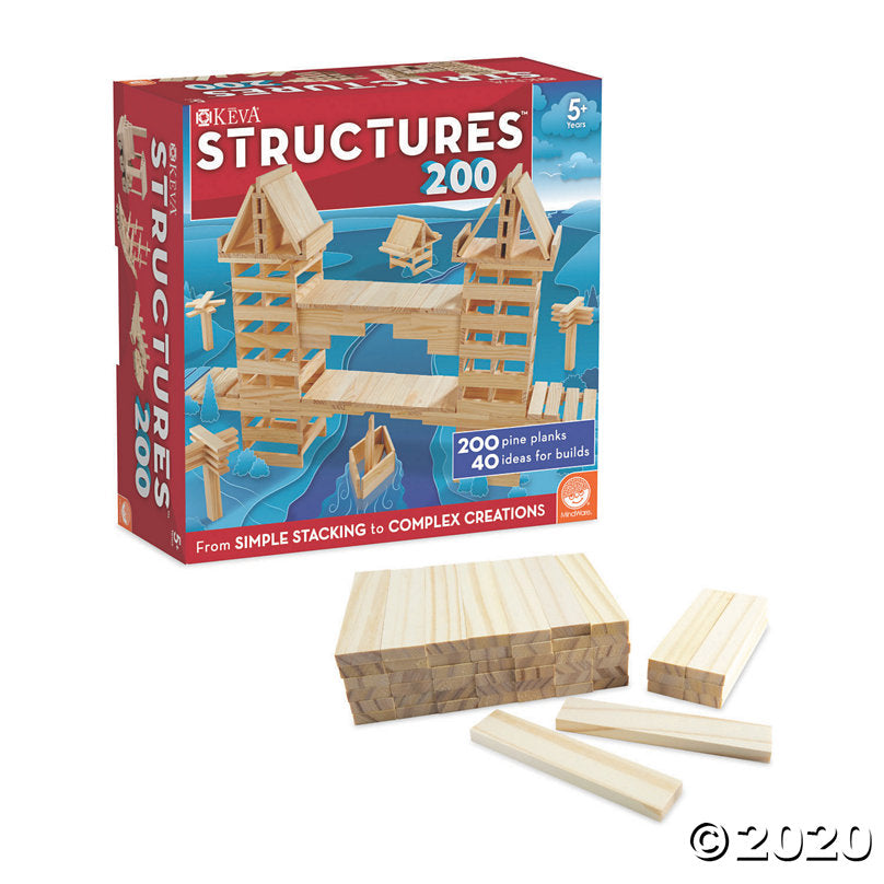 KEVA Structures 200 Plank Set