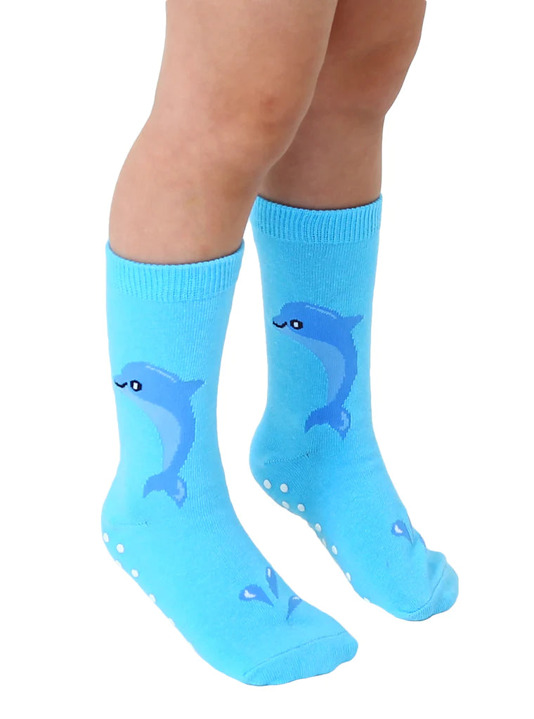 Dolphin 3D Kids Crew Socks