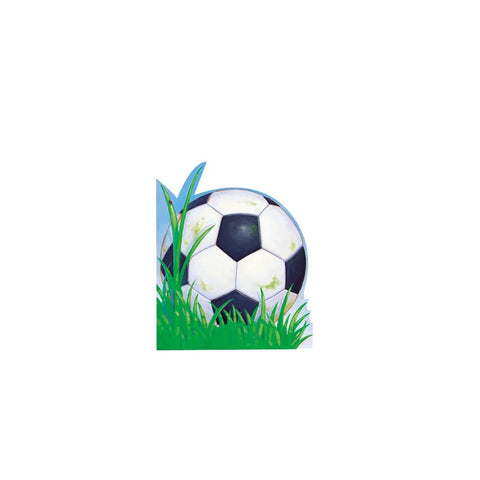 Soccerball Die Cut Birthday Card