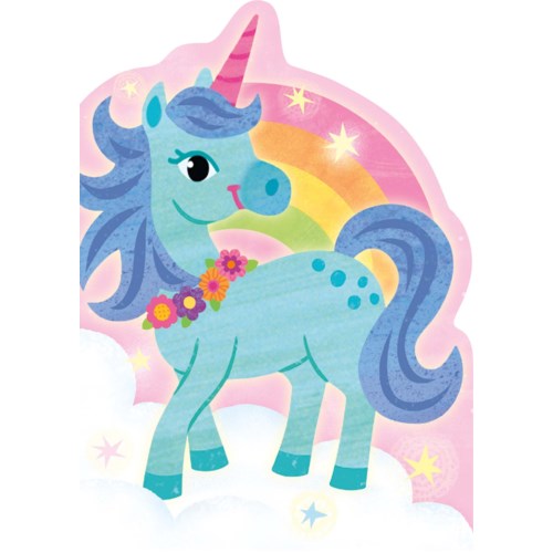 Unicorn & Rainbow Birthday Card