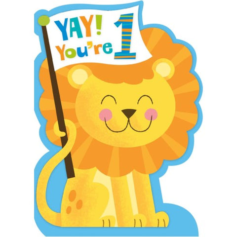 Yay! You're 1 Birthday Card