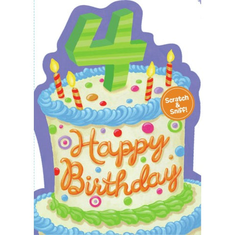 Happy 4th Scratch & Sniff Birthday Card