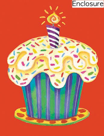 Cupcake Enclosure Card