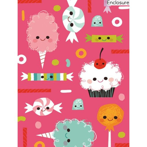 Candy Pattern Enclosure Card