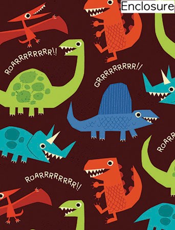 Dinosaurs Enclosure Card
