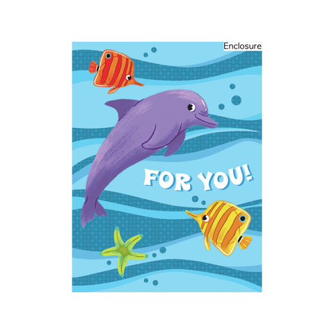 Dolphin For You Enclosure Card