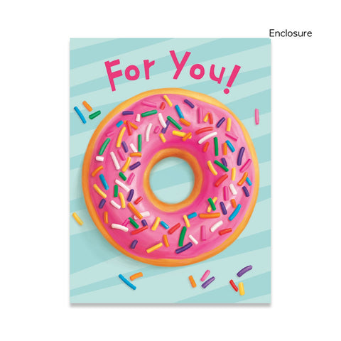 Donut For You Enclosure Card
