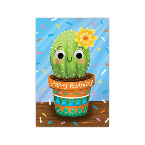 Birthday Cactus Enclosure Card